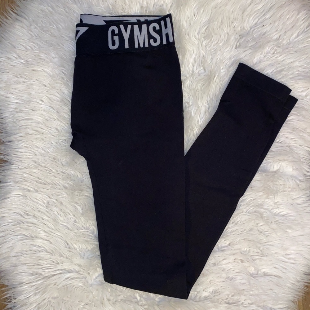 Gymshark black fit leggings full length 🖤